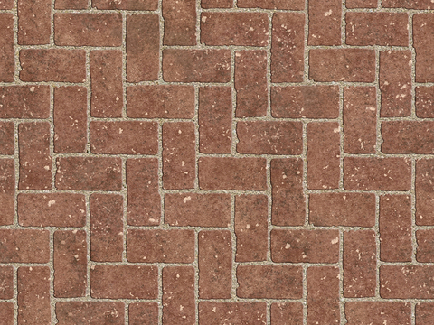 Seamless outdoor brick sidewalk road ground square brick