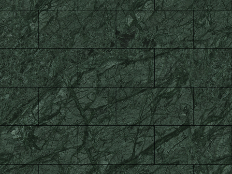 Seamless Modern Green Marble Stone Geometric Splicing Parquet Pattern Tile Floor Tile Wall Tile