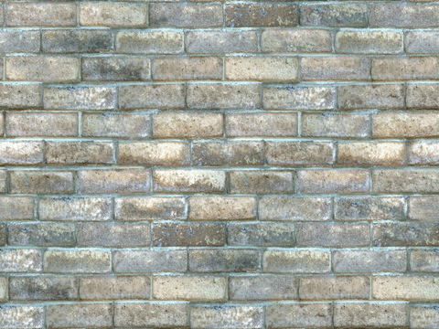 Seamless old gray brick wall exterior wall ground