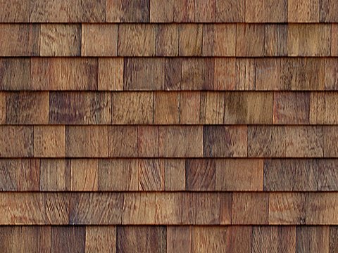 Seamless old villa building roof anti-corrosion wood tiles