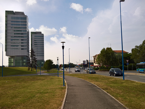 Urban City Square Architecture Rural Landscape Scenery