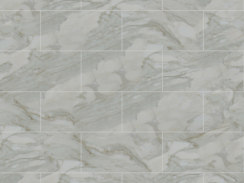 Seamless Modern White Marble Stone Geometric Splicing Parquet Pattern Tile Floor Tile Wall Tile