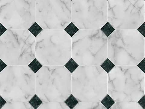 Seamless Modern Marble Stone Geometric Splicing Parquet Pattern Tile Floor Tile Wall Tile