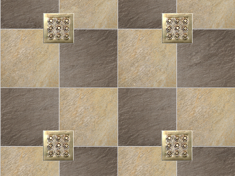 Seamless European style retro marble stone geometric mosaic pattern ceramic tile tile antique tile floor tile wall tile