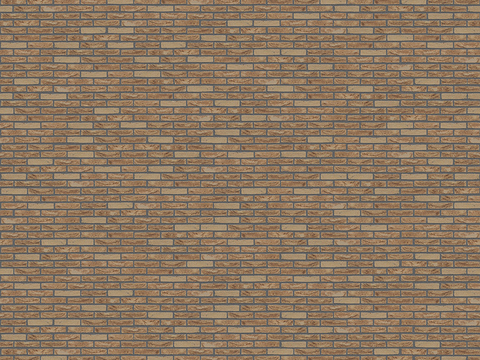 Seamless Brown Brick Wall Outdoor Wall Floor