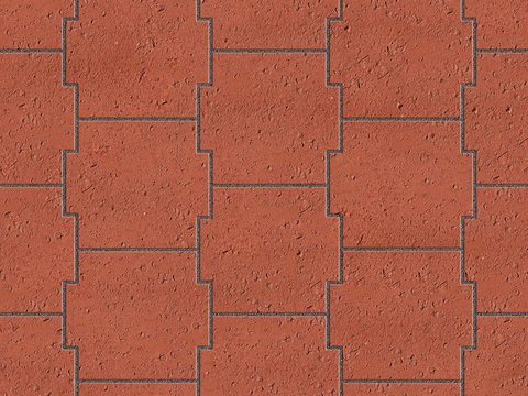 Seamless Pottery Tile Geometric Patchwork Floor Tile Sidewalk Road Ground Square Paving