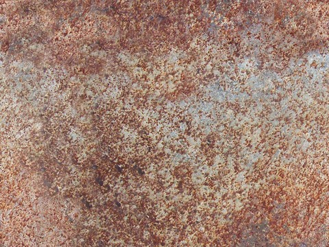 Seamless aged rusty stainless steel sheet metal