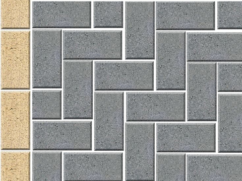 gray square brick