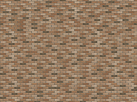 Seamless Brown Brick Wall Outdoor Wall Floor