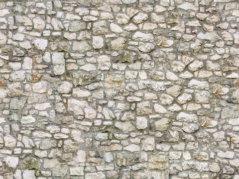 Seamless old damaged outdoor building rock stone wall brick wall