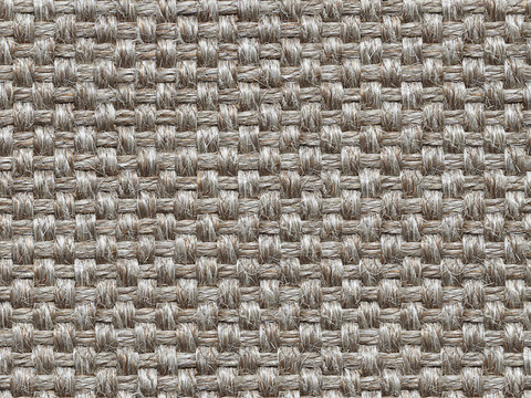 Seamless Japanese-style tea room gray straw linen sisal jute woven carpet mat