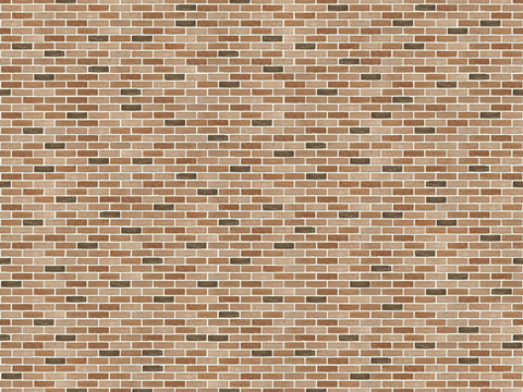 Seamless Brown Brick Wall Outdoor Wall Floor