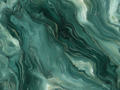 green flowing water seamless marble