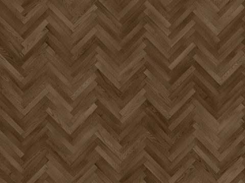 Seamless Herringbone Textured Parquet Wood Floor