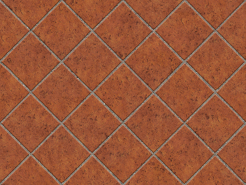 Seamless pottery tile parquet floor tile sidewalk road ground square paving