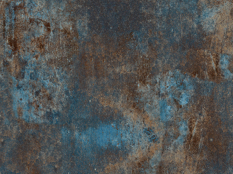 Seamless aged rusty stainless steel sheet metal