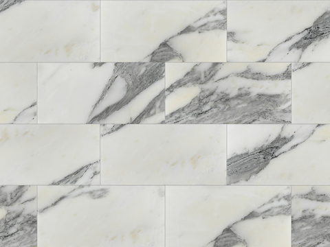 Seamless Modern White Marble Stone Geometric Splicing Parquet Pattern Tile Floor Tile Wall Tile