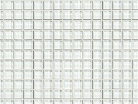 Seamless Light Color Glass Mosaic Seamless Glass Curtain Wall Seamless Glass Tile Toilet Special Tile