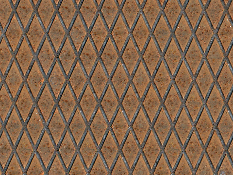 Seamless wrought iron sheet steel texture