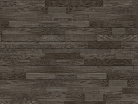 Seamless dark parquet wood composite floor