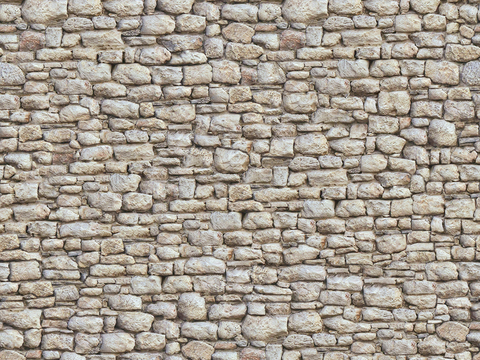 Seamless outdoor building rock block stone wall brick wall ground