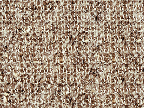 Seamless Brown Wool Texture Texture Knitted Cloth Fabric