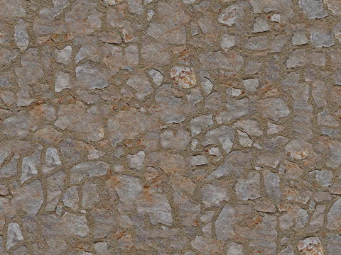 Seamless Brown Outdoor Building Rock Block Stone Wall Tile Wall Floor