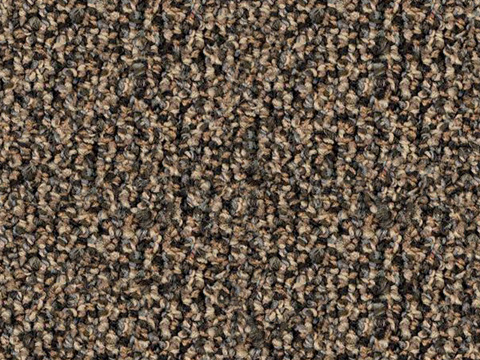 Seamless brown plush office carpet