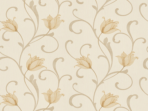 Seamless Modern European Style Floral Pattern Wallpaper Wallpaper Wall Cloth