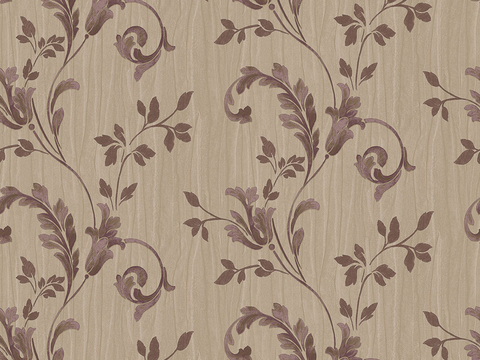 Seamless Modern European Style Floral Pattern Wallpaper Wallpaper Wall Cloth