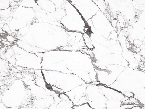 White marble rock slab