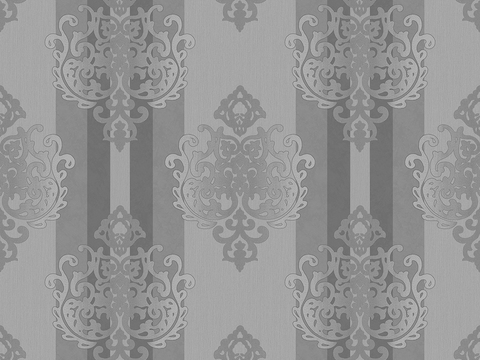 Seamless Modern European Style light gray Classical Pattern Pattern Wallpaper Wallpaper Wall Cloth