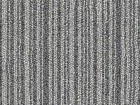 Seamless modern hotel office gray geometric striped carpeted floor mat