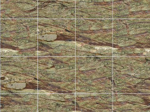 Seamless Modern Green Marble Stone Geometric Splicing Parquet Pattern Tile Floor Tile Wall Tile