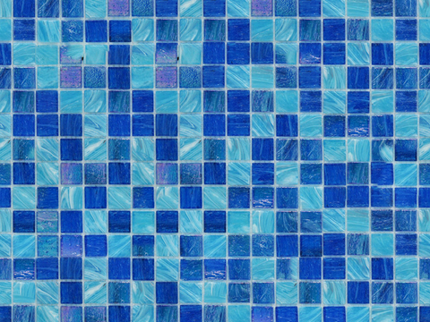 seamless bathroom pool blue mosaic tile stone square plaid tile patchwork floor tile wall tile