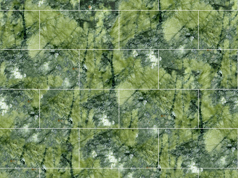 Seamless Modern Green Marble Stone Geometric Splicing Parquet Pattern Tile Floor Tile Wall Tile