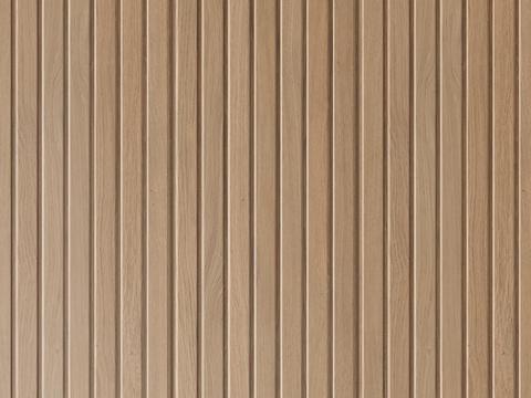 Log-colored wood grille