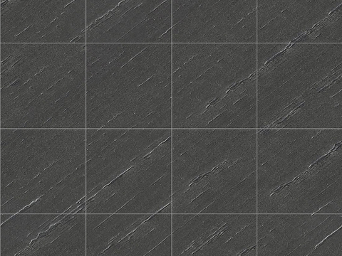 Seamless Modern Black Marble Stone Geometric Splicing Parquet Pattern Tile Floor Tile Wall Tile