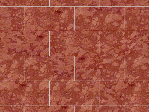 Seamless Modern Red Marble Stone Geometric Splicing Parquet Pattern Tile Floor Tile Wall Tile