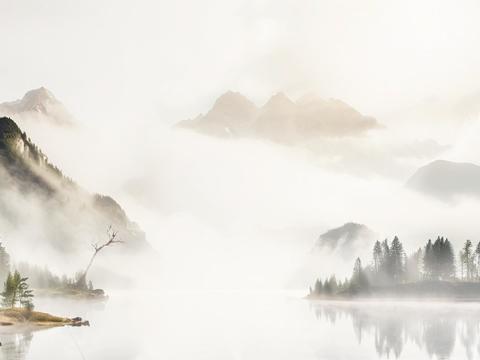 New Chinese Landscape Wallpaper