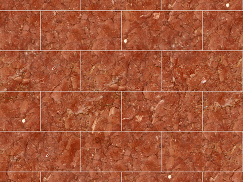 Seamless Modern Red Marble Stone Geometric Splicing Parquet Pattern Tile Floor Tile Wall Tile