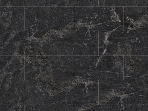 Seamless Modern Black Marble Stone Geometric Splicing Parquet Pattern Tile Floor Tile Wall Tile