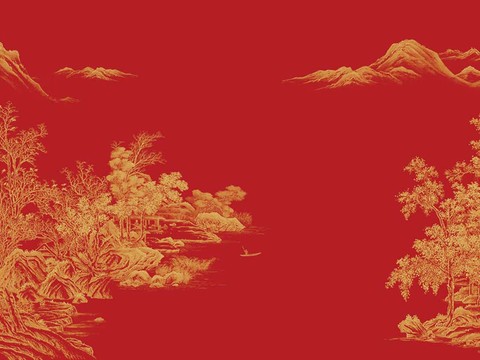 New Chinese Landscape Wallpaper