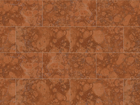 Seamless Modern Red Marble Stone Geometric Splicing Parquet Pattern Tile Floor Tile Wall Tile