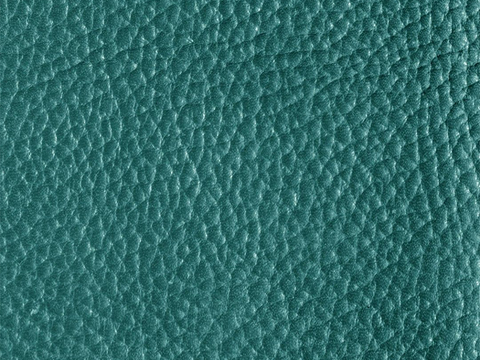 Green textured leather