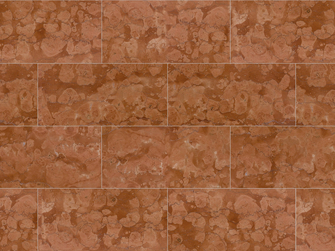 Seamless Modern Red Marble Stone Geometric Splicing Parquet Pattern Tile Floor Tile Wall Tile