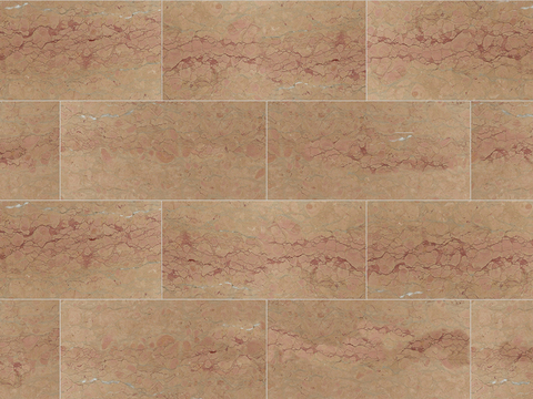 Seamless Modern Red Marble Stone Geometric Splicing Parquet Pattern Tile Floor Tile Wall Tile