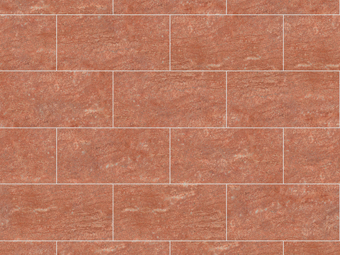 Seamless Modern Red Marble Stone Geometric Splicing Parquet Pattern Tile Floor Tile Wall Tile