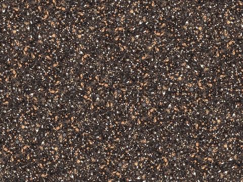 Black terrazzo