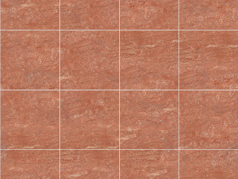 Seamless Modern Red Marble Stone Geometric Splicing Parquet Pattern Tile Floor Tile Wall Tile